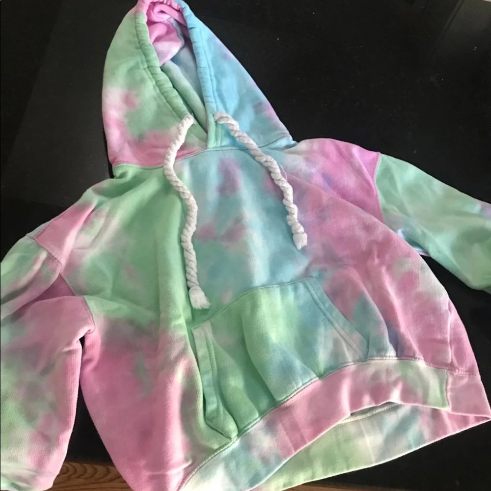 Nanamacs  while you’re young tie dye hoodie